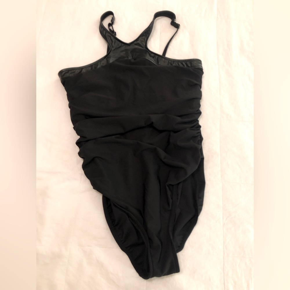 Miraclesuit magicsuit one piece swim, black, EUC